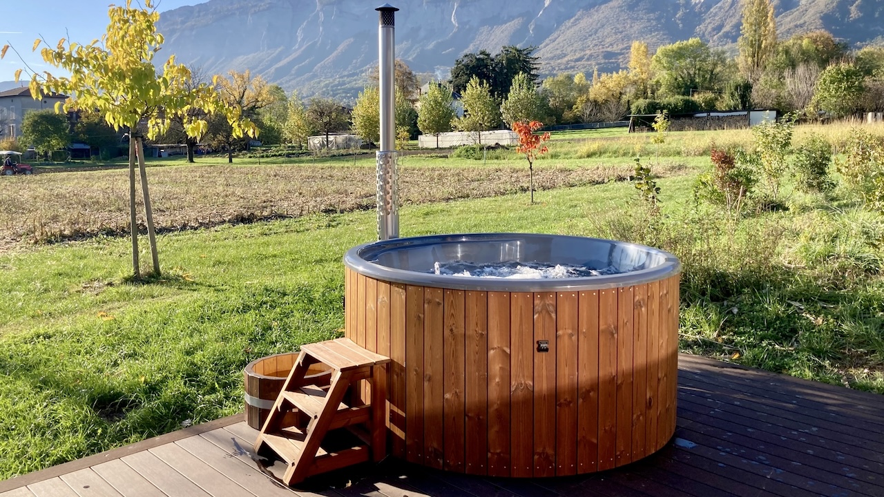 Bain nordique bulle d'eau
