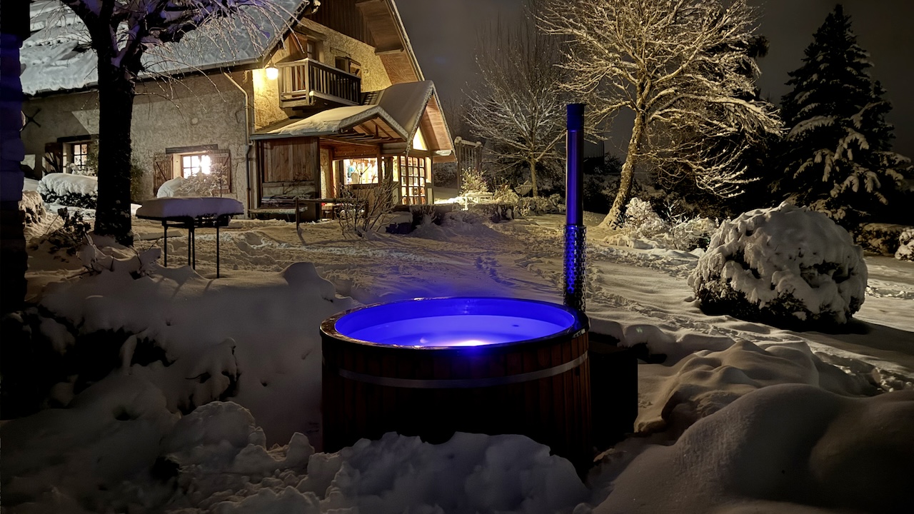 Bain nordique bulle d'eau