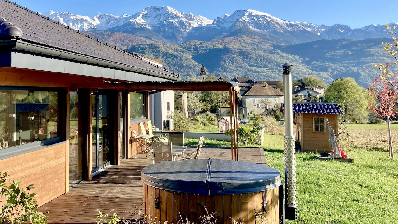 Bain nordique bulle d'eau