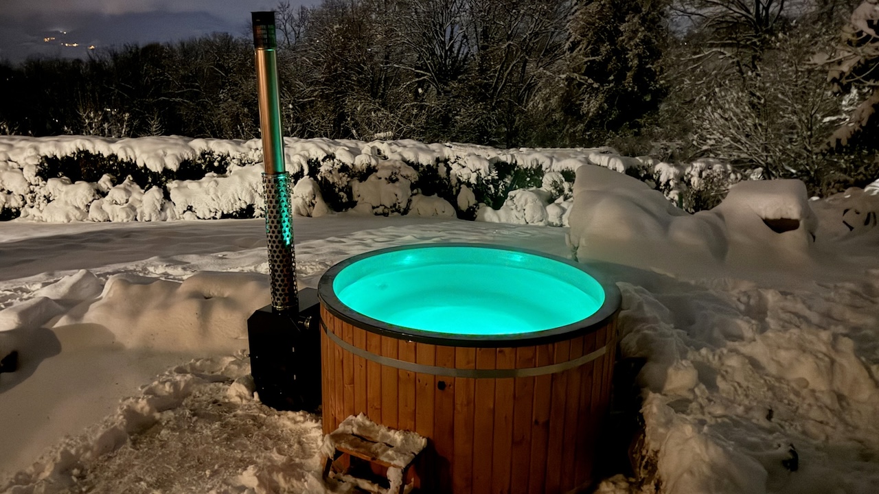 Bain nordique bulle d'eau