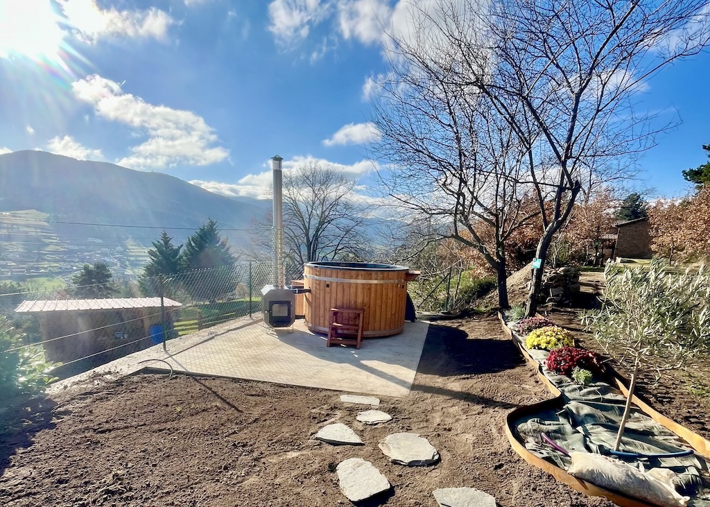 Bain nordique Gîte Ardèche