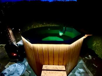 Bain nordique octogonal 180cm par 180cm